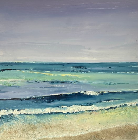 Sea in blue and green